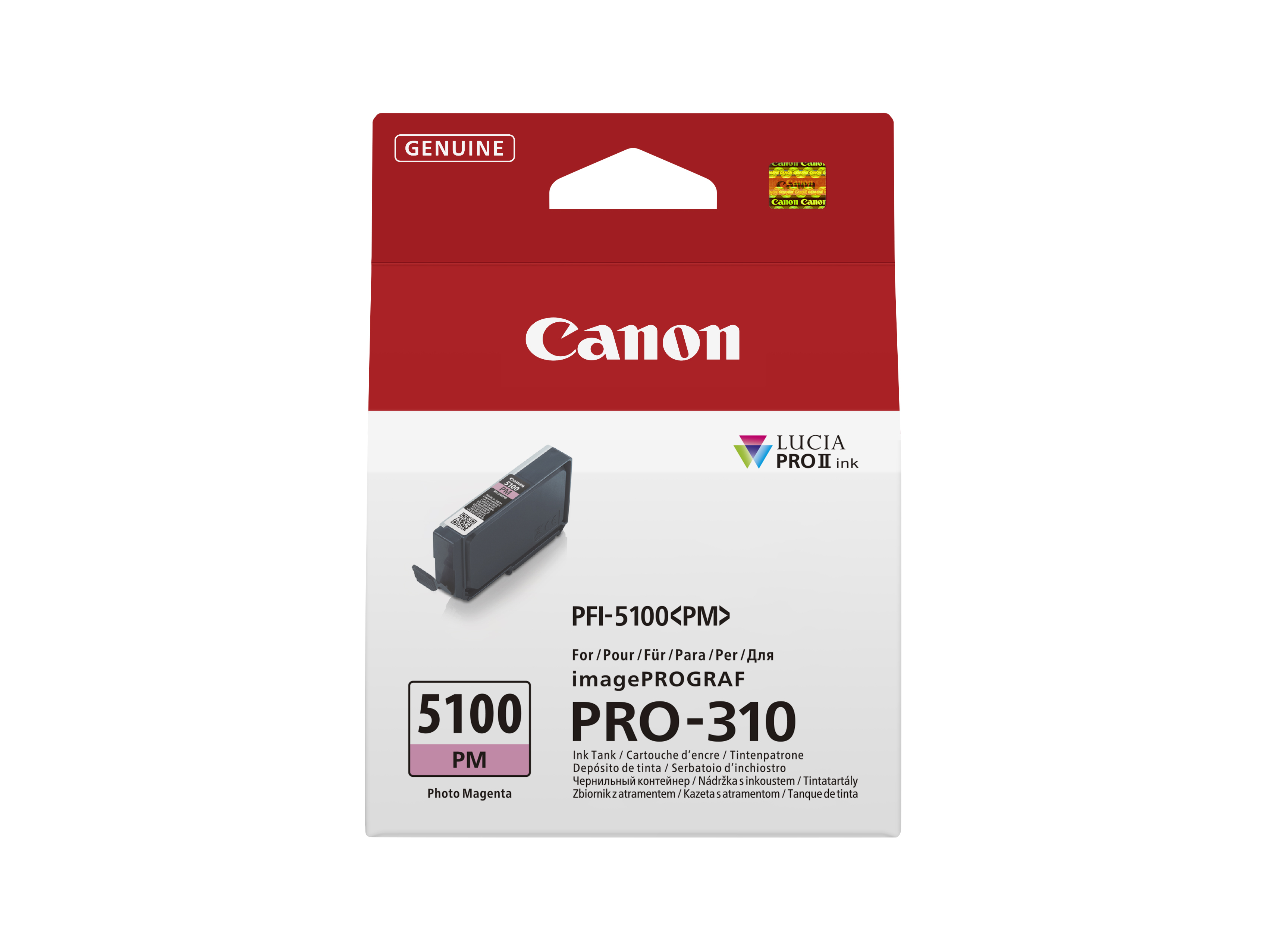 Canon PFI-5100 PM cartouche dencre 1 pi�ce(s) Original Photo magenta