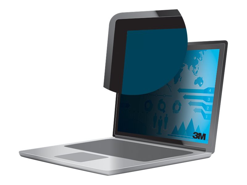 3M Blickschutzfilter fr 13,3 Breitbild-Laptop mit randlosem Display - Blickschutzfilter fr Notebook - 33,8 cm Breitbild (13,3 Zoll Breitbild)