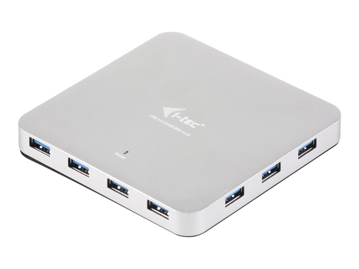 i-tec USB 3.0 Metal Charging HUB - Hub - 10 x SuperSpeed USB 3.0
