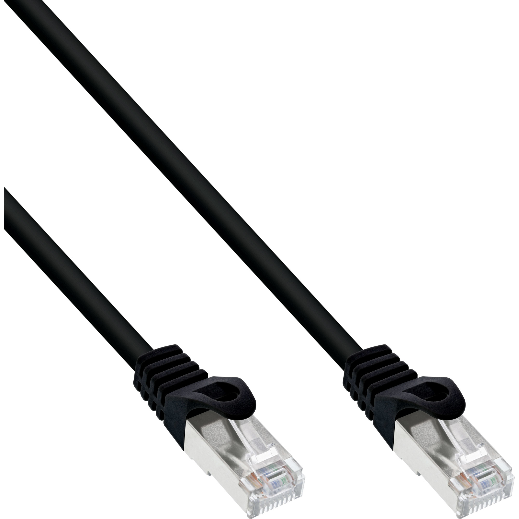 InLine 3m Cat5e cable de red Negro F/UTP (FTP)