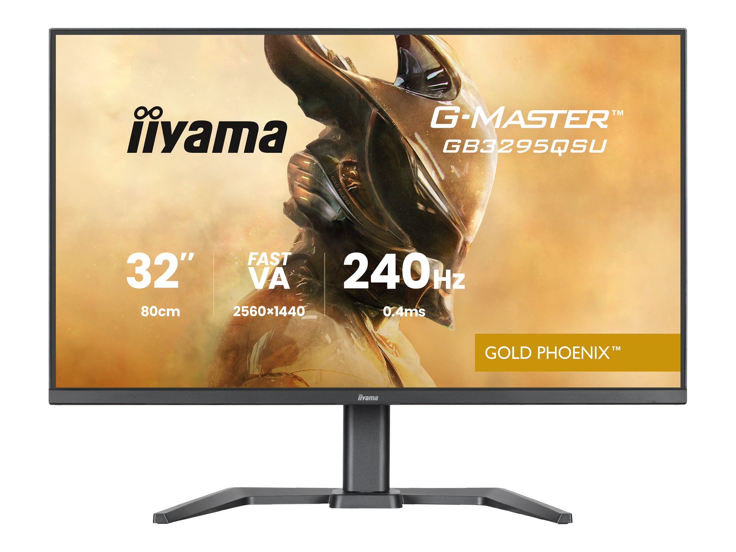 Iiyama G-MASTER Gold Phoenix GB3295QSU-B1 - LED-Monitor - Gaming - 80 cm (31.5)