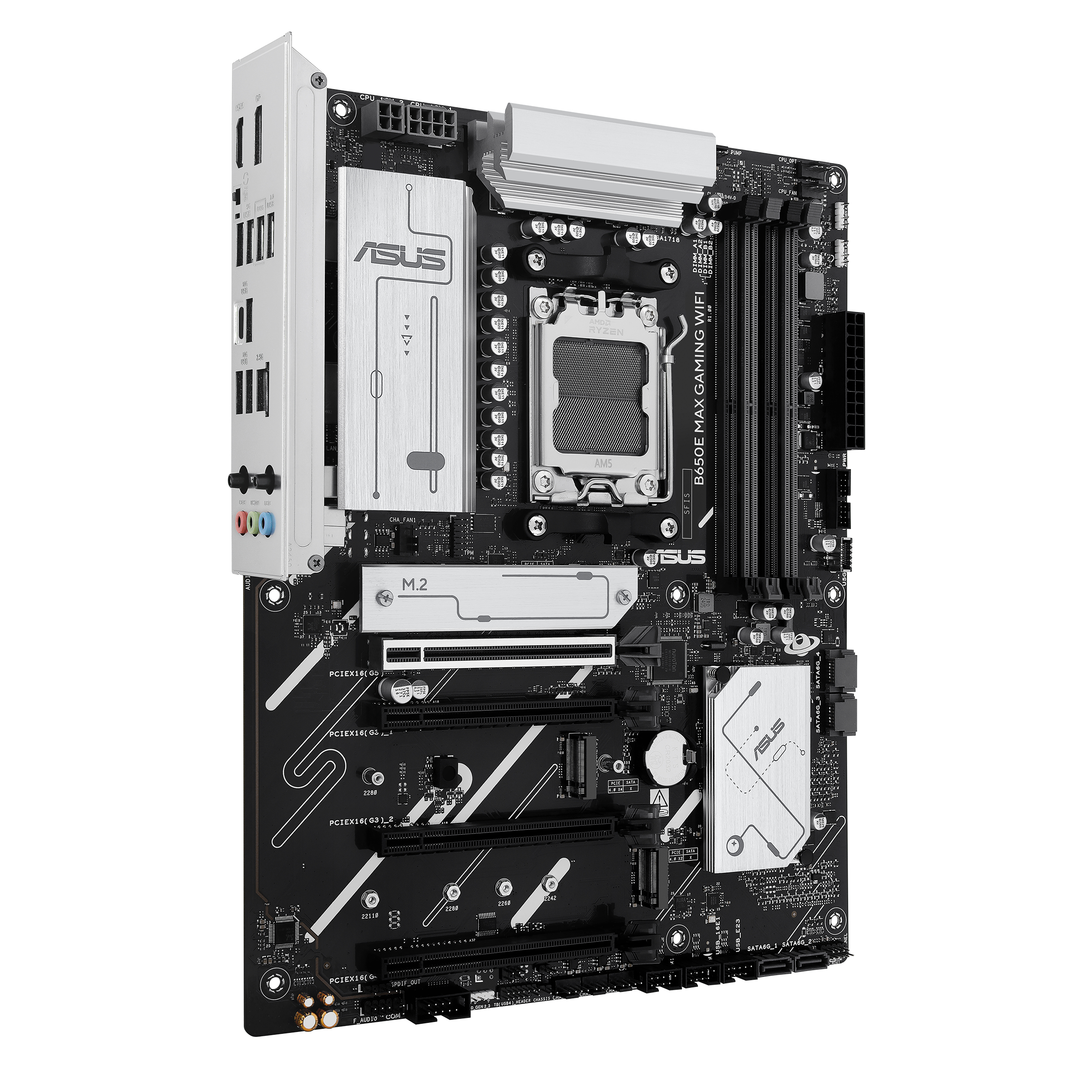 ASUS B650E MAX GAMING WIFI AMD B650 DDR5 ATX motherboard 1xHDMI 1xDP 3xM.2 - Mainboard - ATX