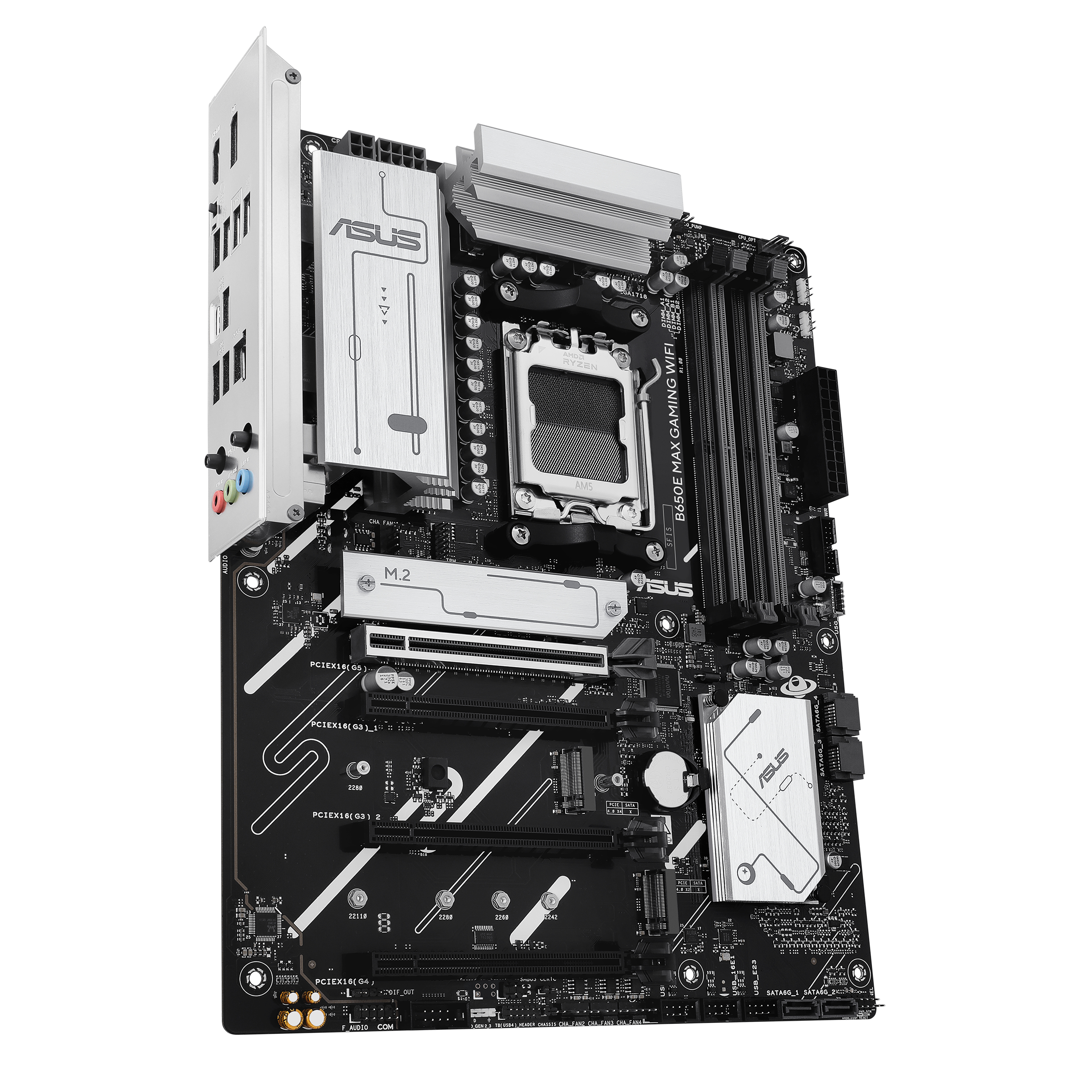 ASUS B650E MAX GAMING WIFI AMD B650 DDR5 ATX motherboard 1xHDMI 1xDP 3xM.2 - Mainboard - ATX