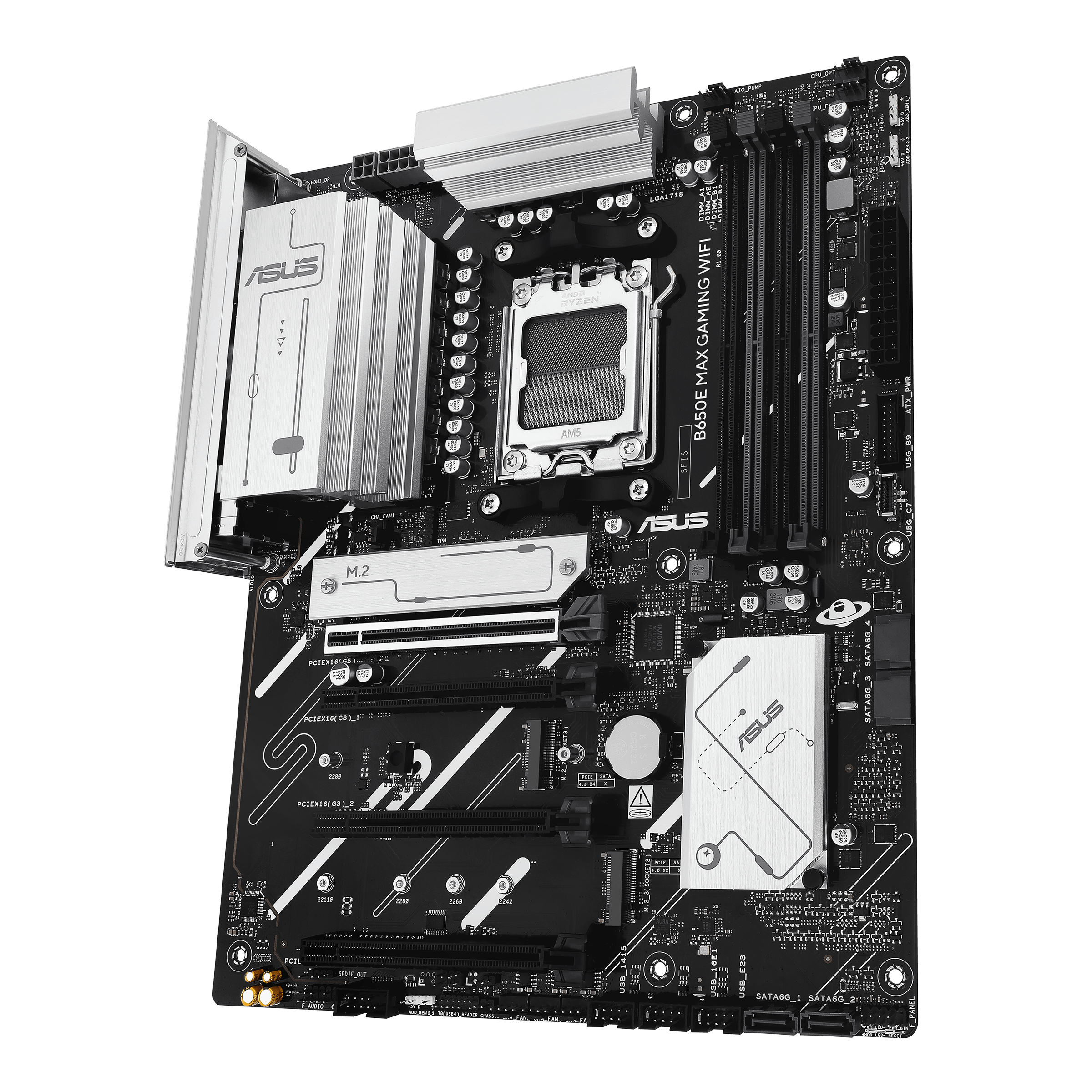 ASUS B650E MAX GAMING WIFI AMD B650 DDR5 ATX motherboard 1xHDMI 1xDP 3xM.2 - Mainboard - ATX