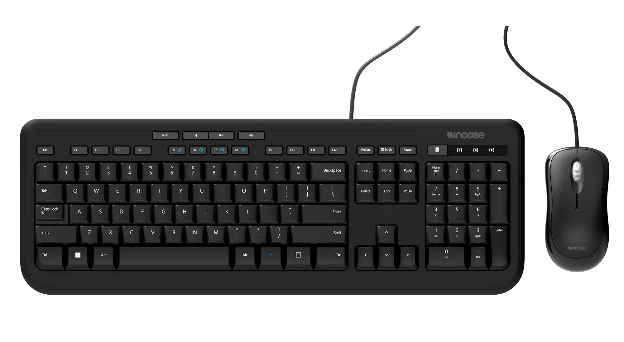 Incase Designed by Microsoft Wired Desktop 600 teclado Rat�n incluido Universal USB QWERTY Italiano Negro