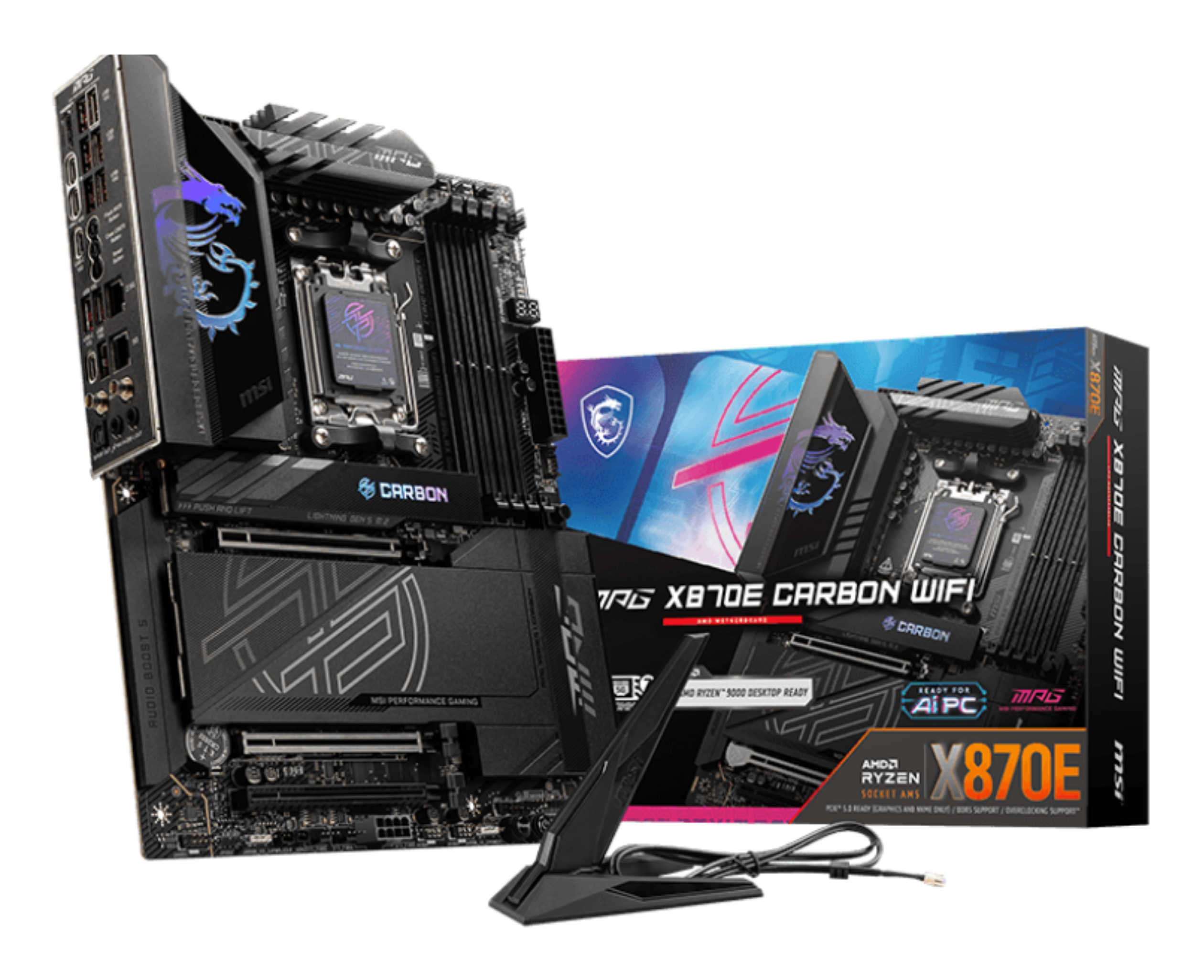 MSI MPG X870E CARBON WIFI - Mainboard - ATX