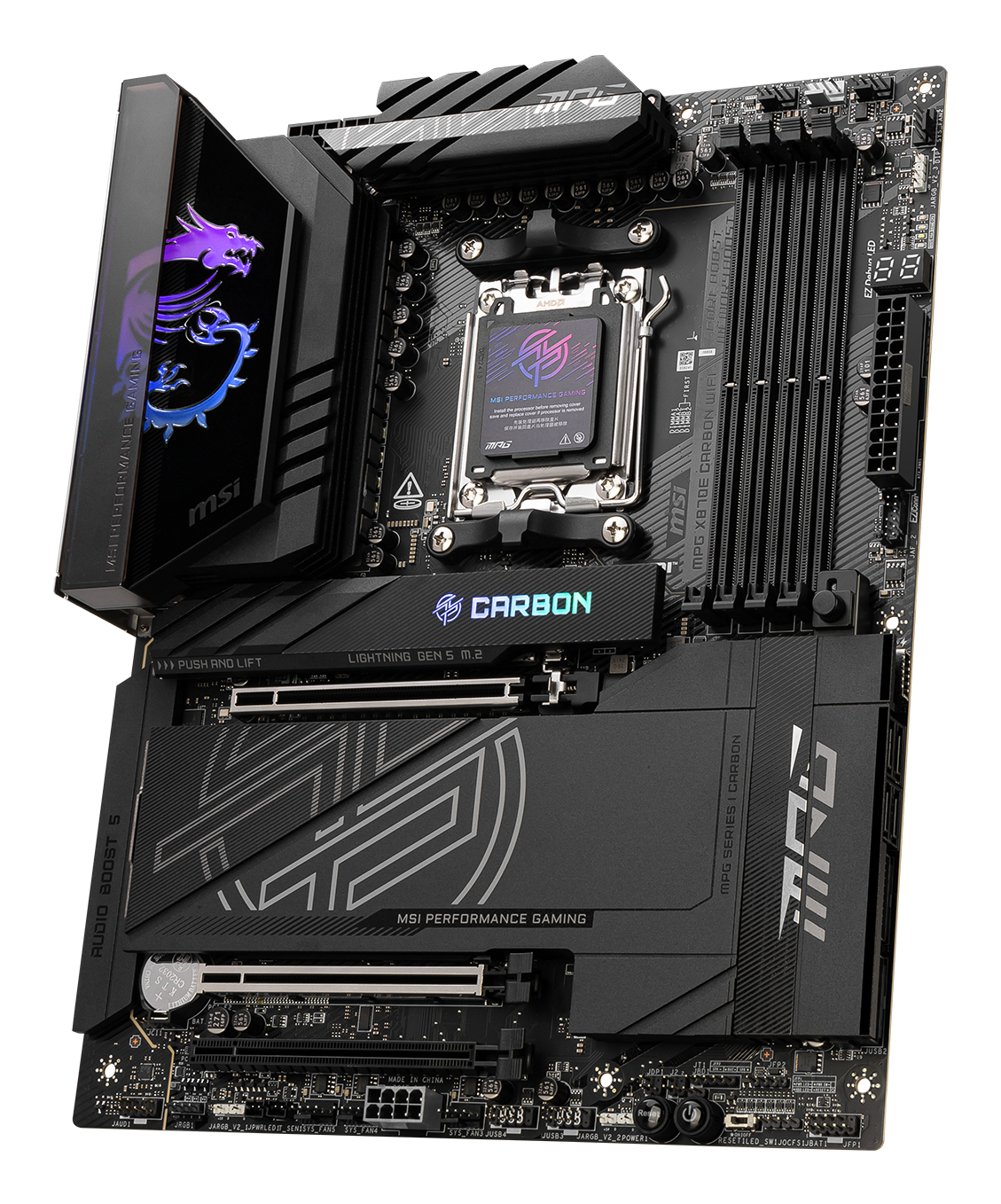 MSI MPG X870E CARBON WIFI - Mainboard - ATX