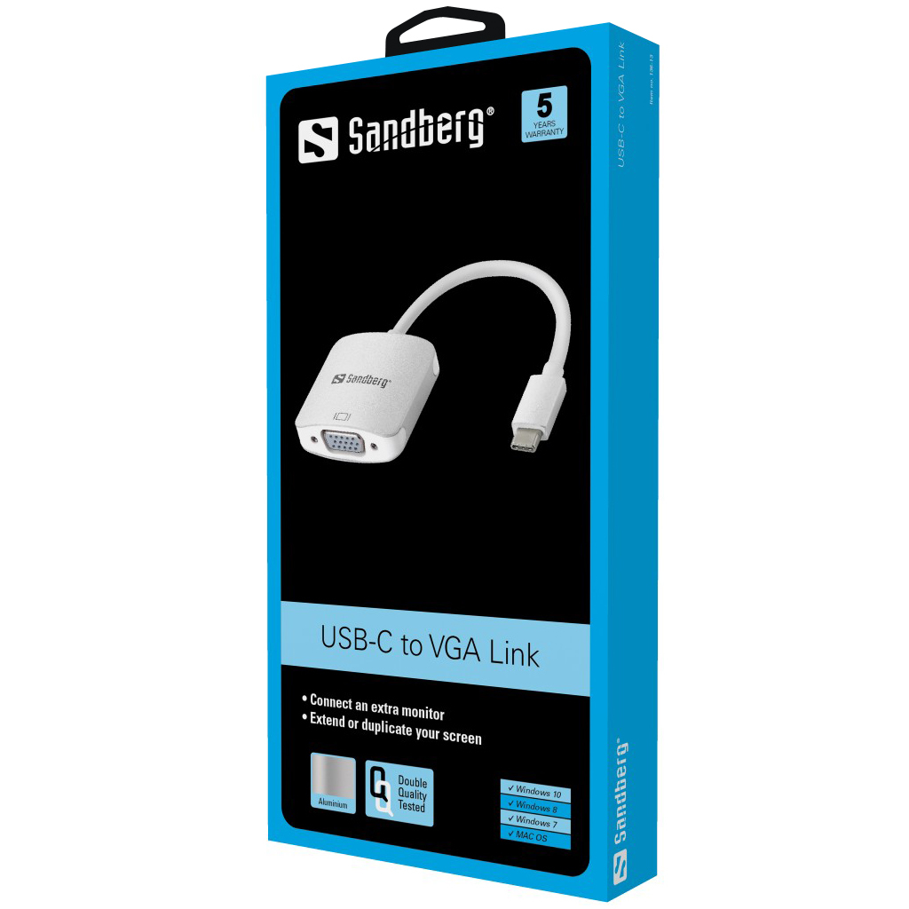 Sandberg USB-C to VGA Link