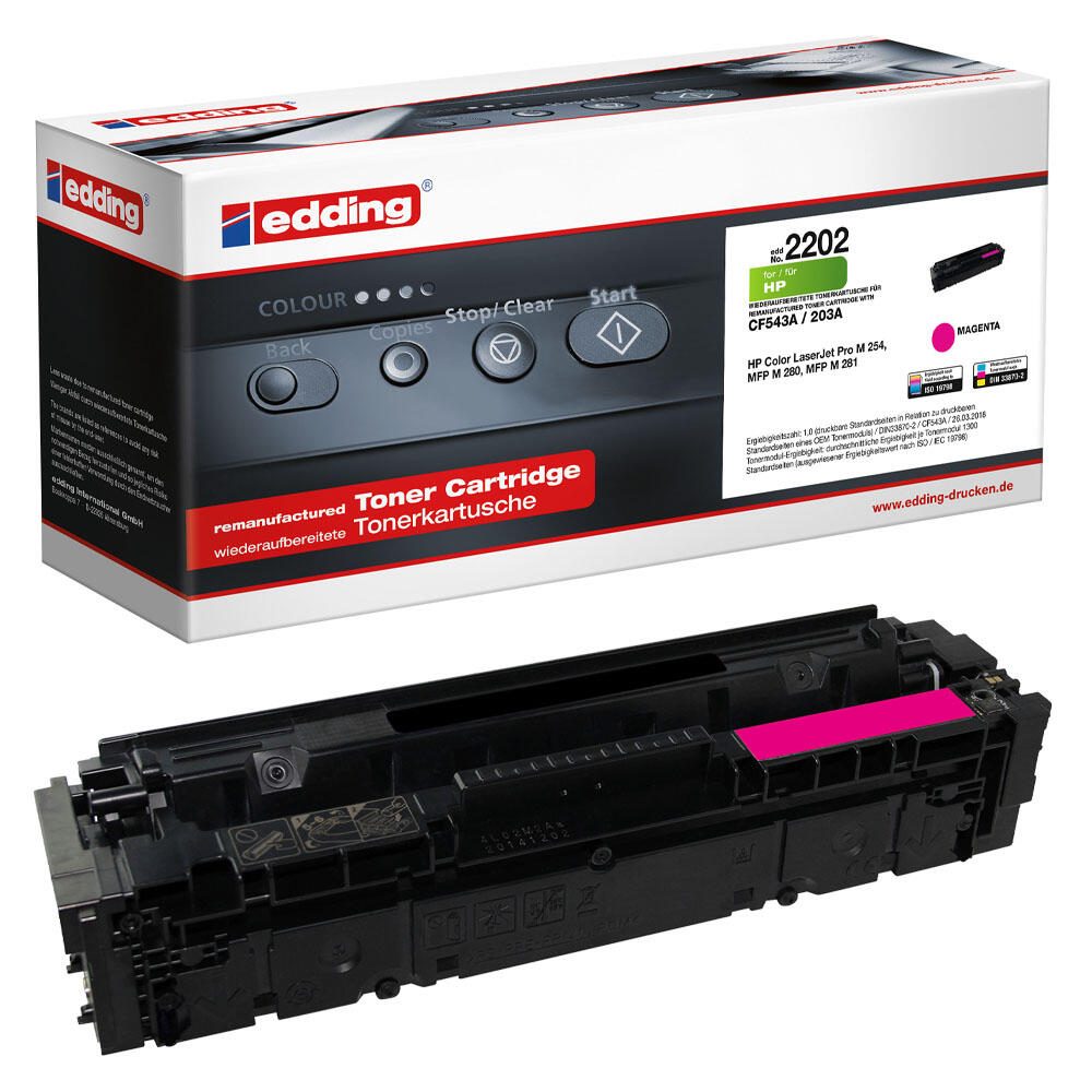 EDDING EDD-2202 magenta Toner ersetzt HP 203A CF543A