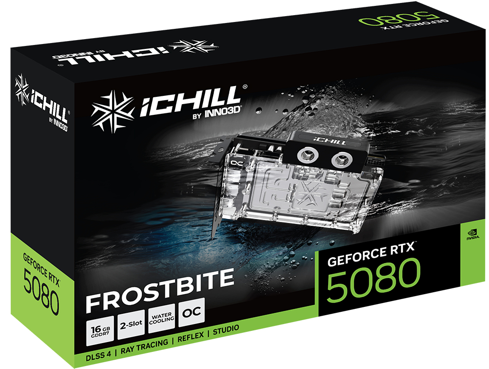 INNO3D iChill GeForce RTX 5080 FROSTBITE NVIDIA 16 GB GDDR7