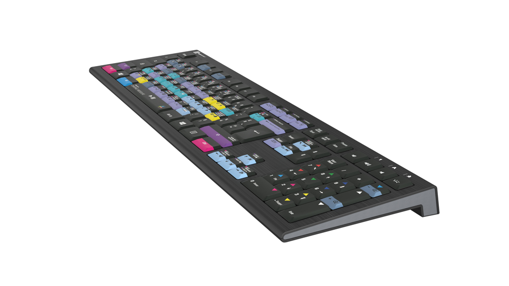 Logickeyboard ASTRA 2 keyboard USB AZERTY English Black