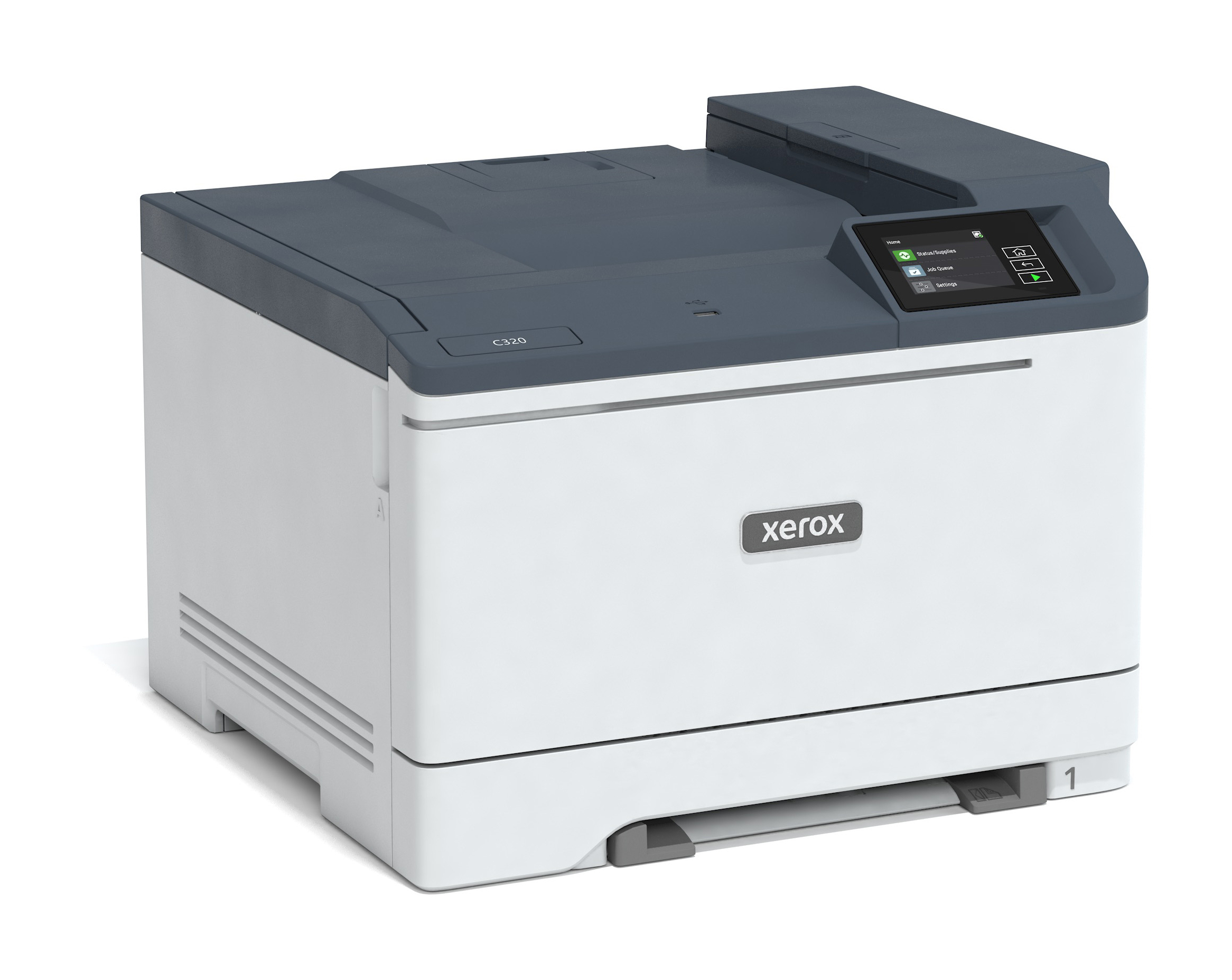 Xerox C320 Imprimante recto verso sans fil A4 33 ppm, PS3 PCL5e/6, 2 magasins Total 251 feuilles