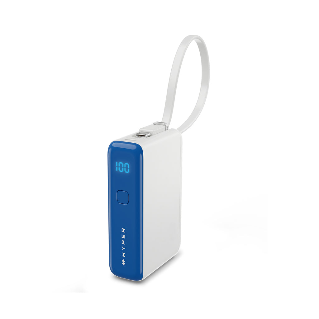 Targus HyperJuice Flex 10K 30W 5000 mAh Bianco, Blu
