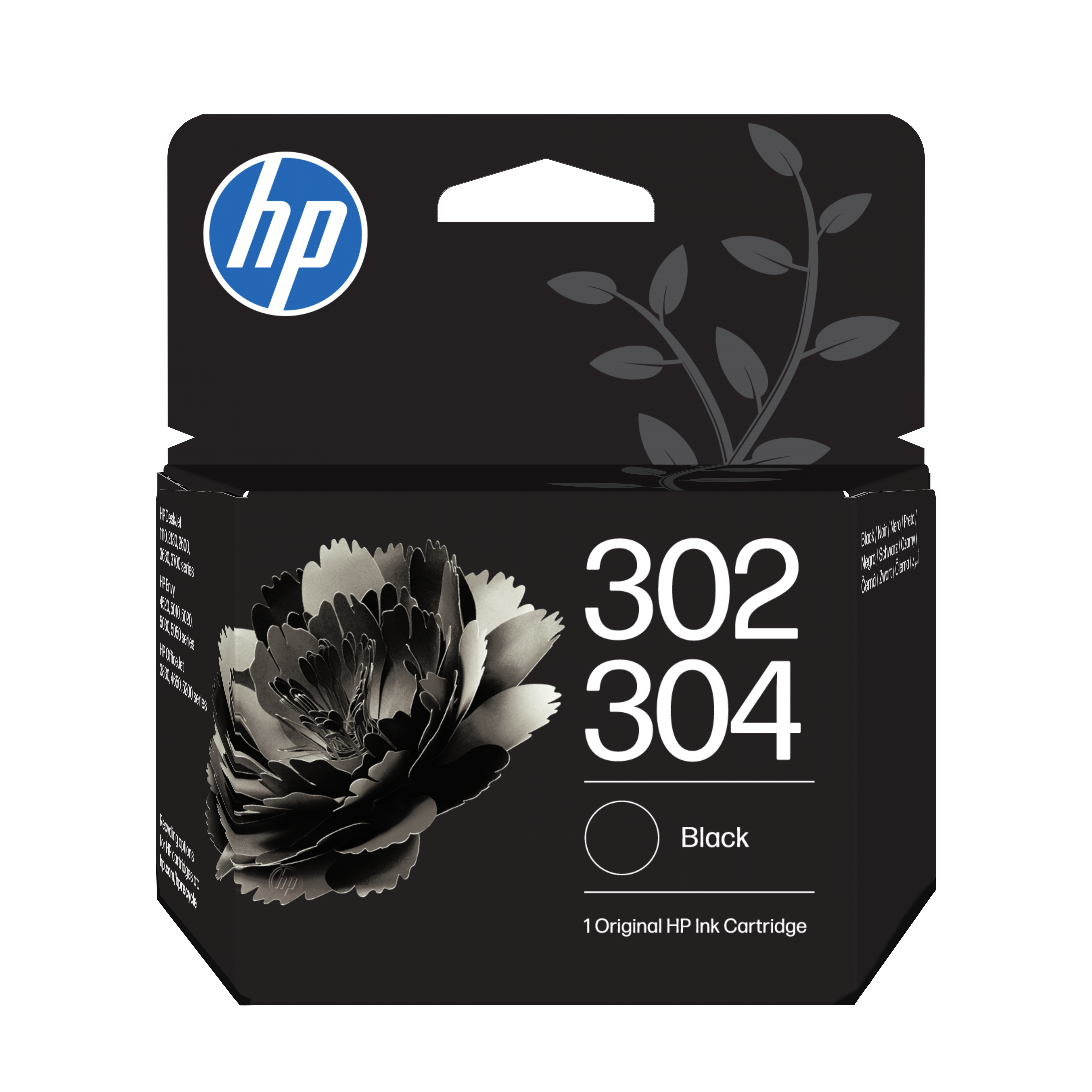 HP 302/304 - 2 ml - pigmentiertes Schwarz - original
