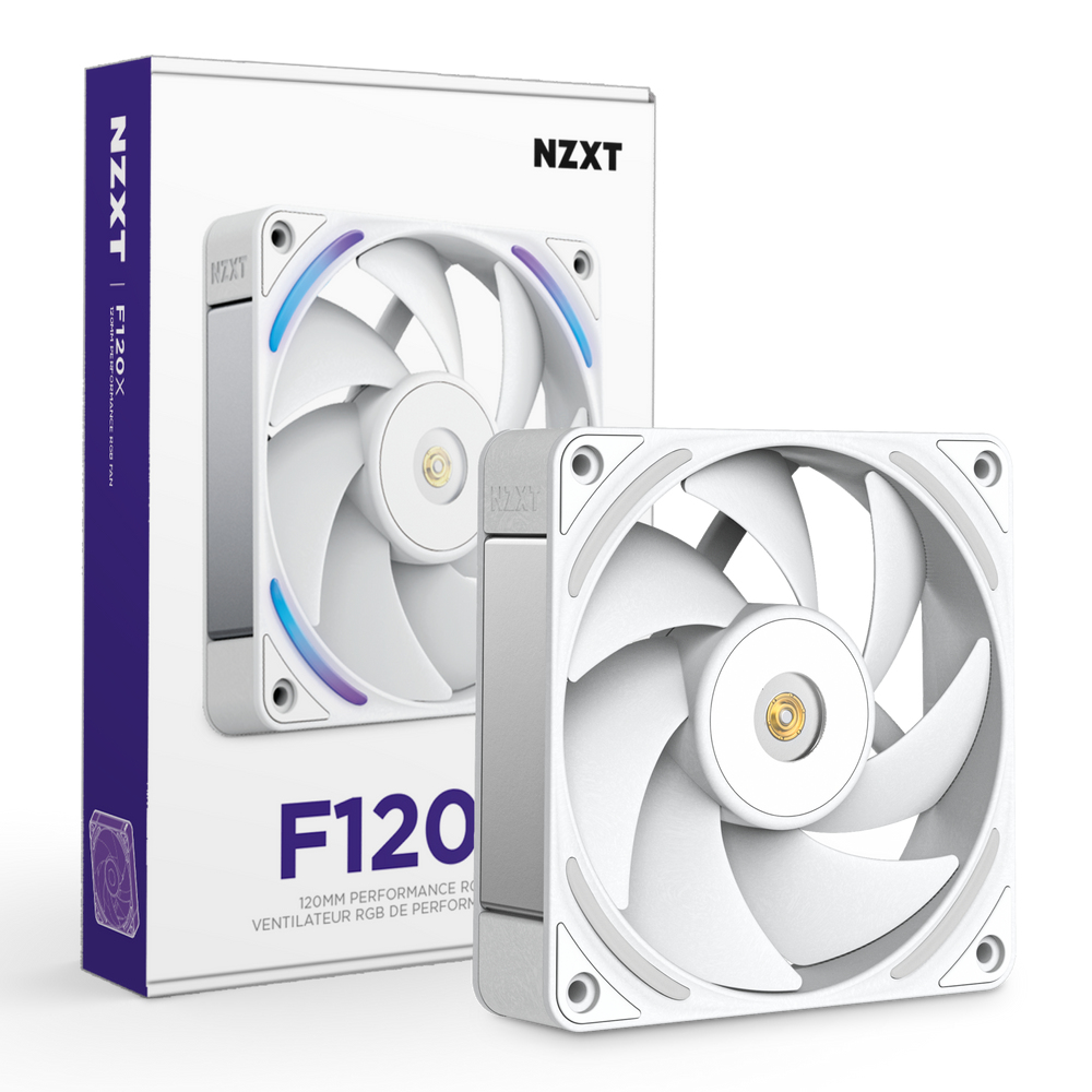 NZXT F120X Boitier PC Ventilateur 12 cm Blanc 1 pi�ce(s)