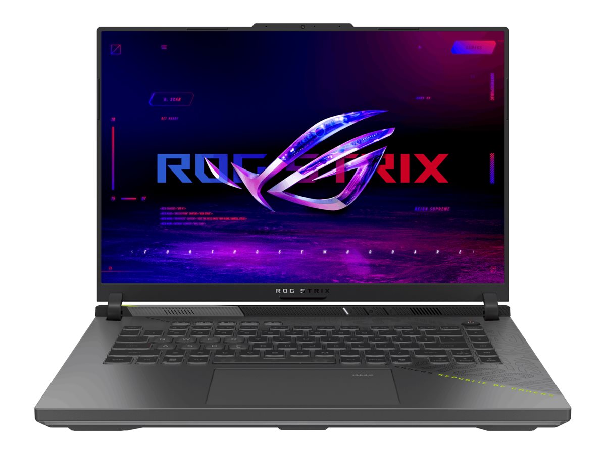 ASUS ROG Strix G16 G614PP-RV030W AMD Ryzen 9 8940HX Port�til 40,6 cm (16) WUXGA 32 GB DDR5-SDRAM 1 TB SSD NVIDIA GeForce RTX 5070 Wi-Fi 6E (802.11ax) Windows 11 Home Alem�n Gris