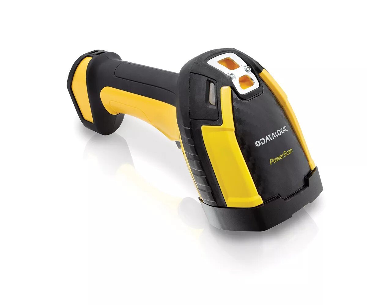 Datalogic PM9600-HP433RBK20 lecteur de code barres Lecteur de code barre portable 1D/2D Laser Noir, Jaune