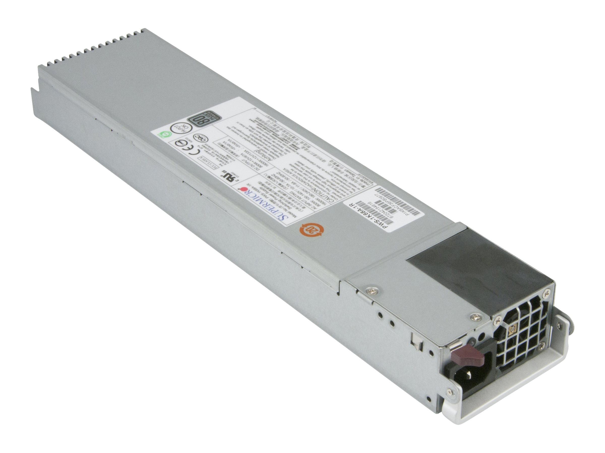 Supermicro PWS-1K68A-1R unit� dalimentation d�nergie 800 W 1U Argent