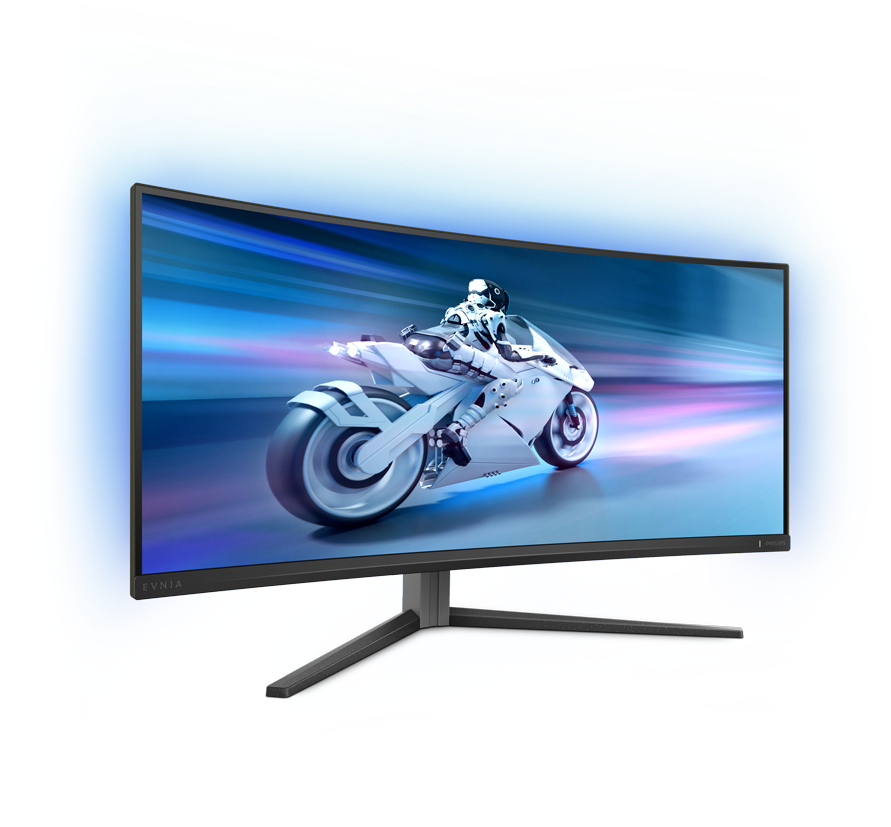 Philips Evnia 34M2C6500/00 �cran plat de PC 86,4 cm (34) 3440 x 1440 pixels Wide Quad HD QD-OLED Gris
