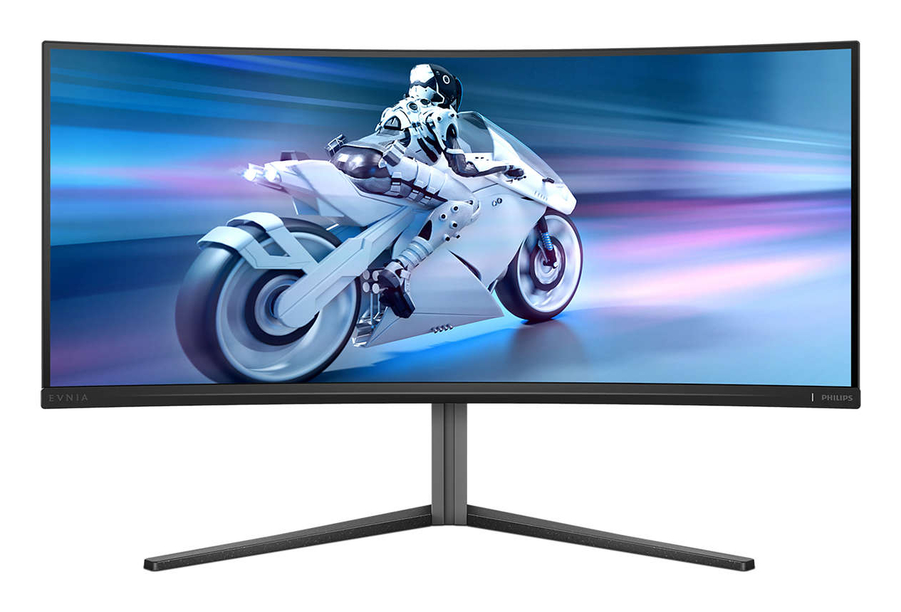 Philips Evnia 34M2C6500/00 computer monitor 86.4 cm (34) 3440 x 1440 pixels Wide Quad HD QD-OLED Grey