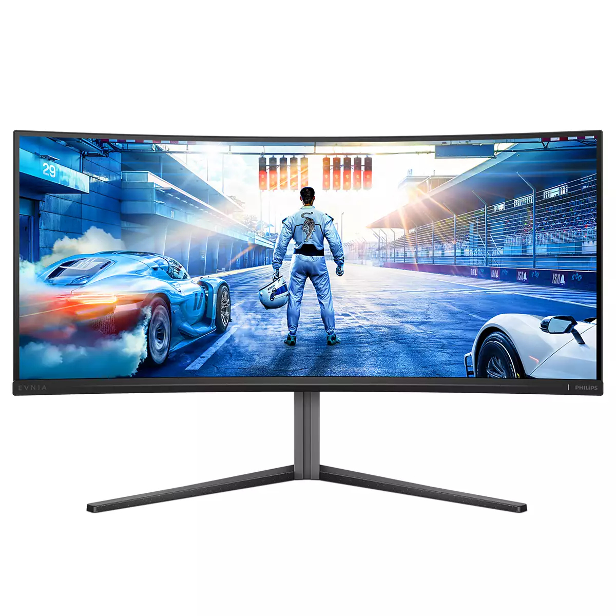 Philips Evnia 6000 34M2C6500/00 computer monitor 86.4 cm (34) 3440 x 1440 pixels Wide Quad HD QD-OLED Grey