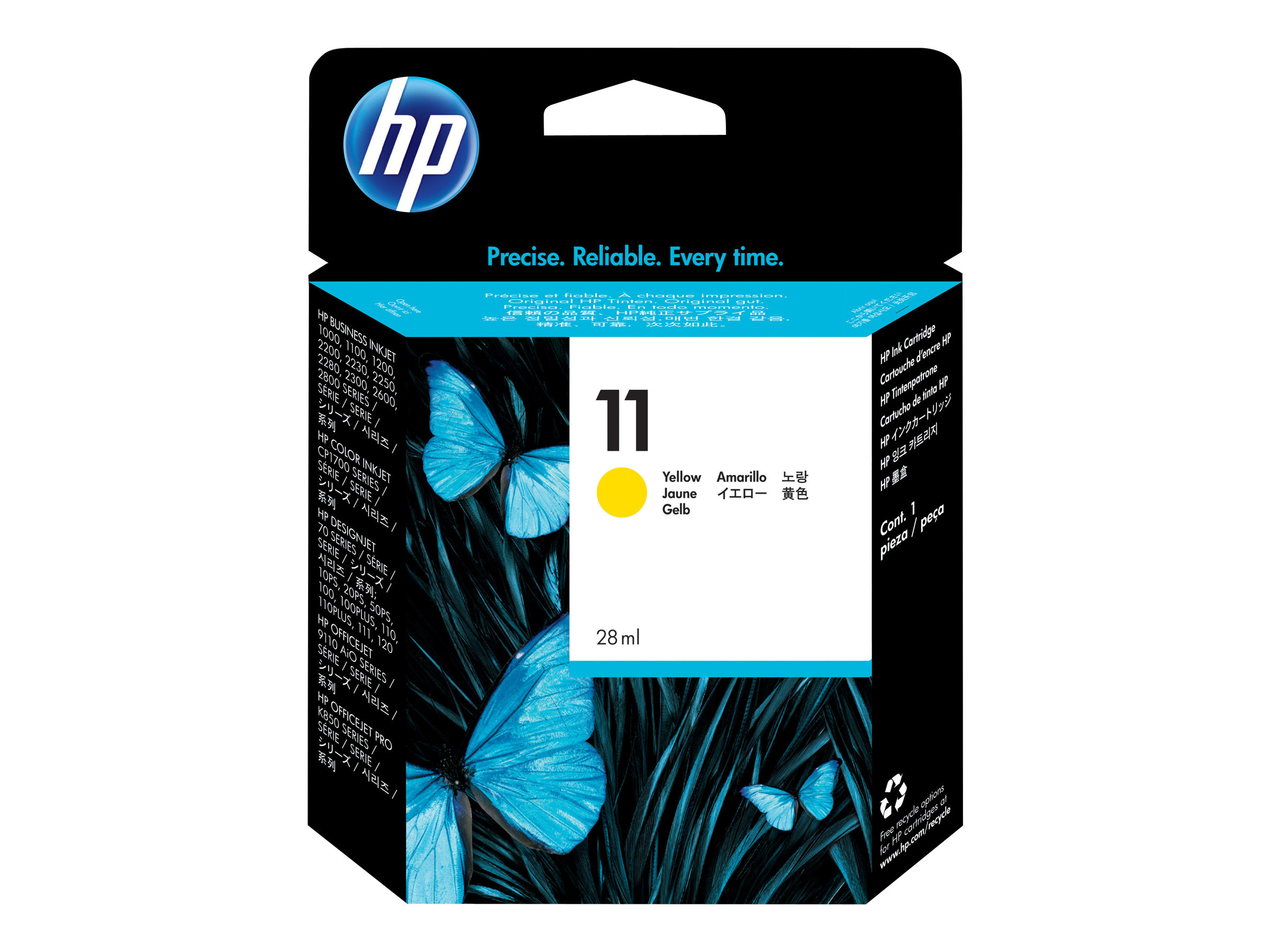 HP 11 Yellow Original Ink Cartridge