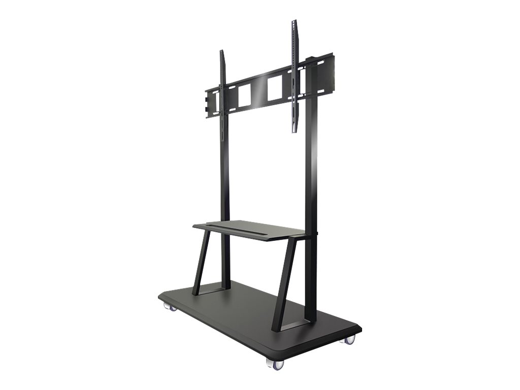 Techly Wagen - f�r Flachbildschirm - Schwarz (55-120)