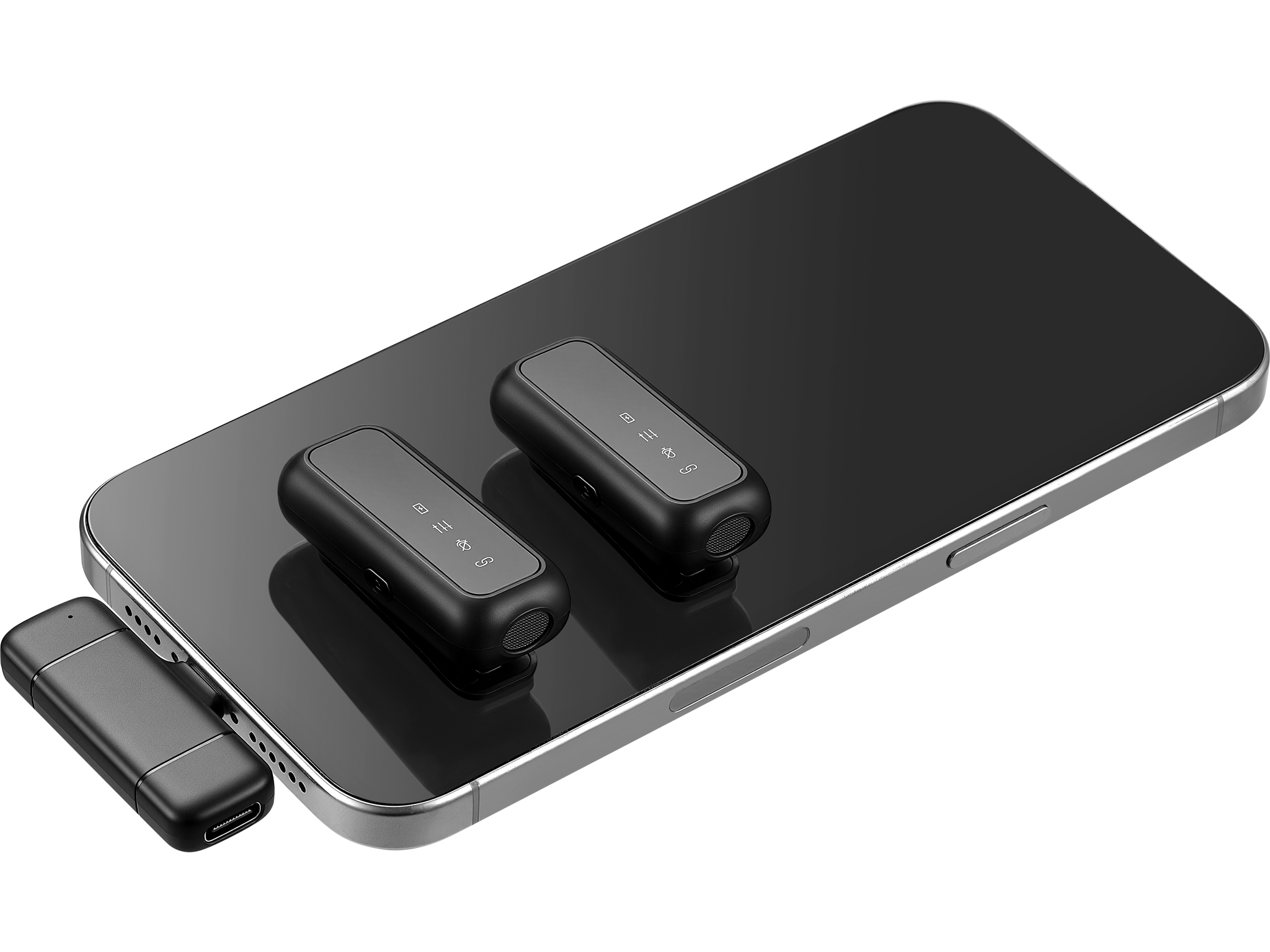 SANDBERG Streamer USB-C Wireless Mic x2 - Mikrofon - 20 KHz