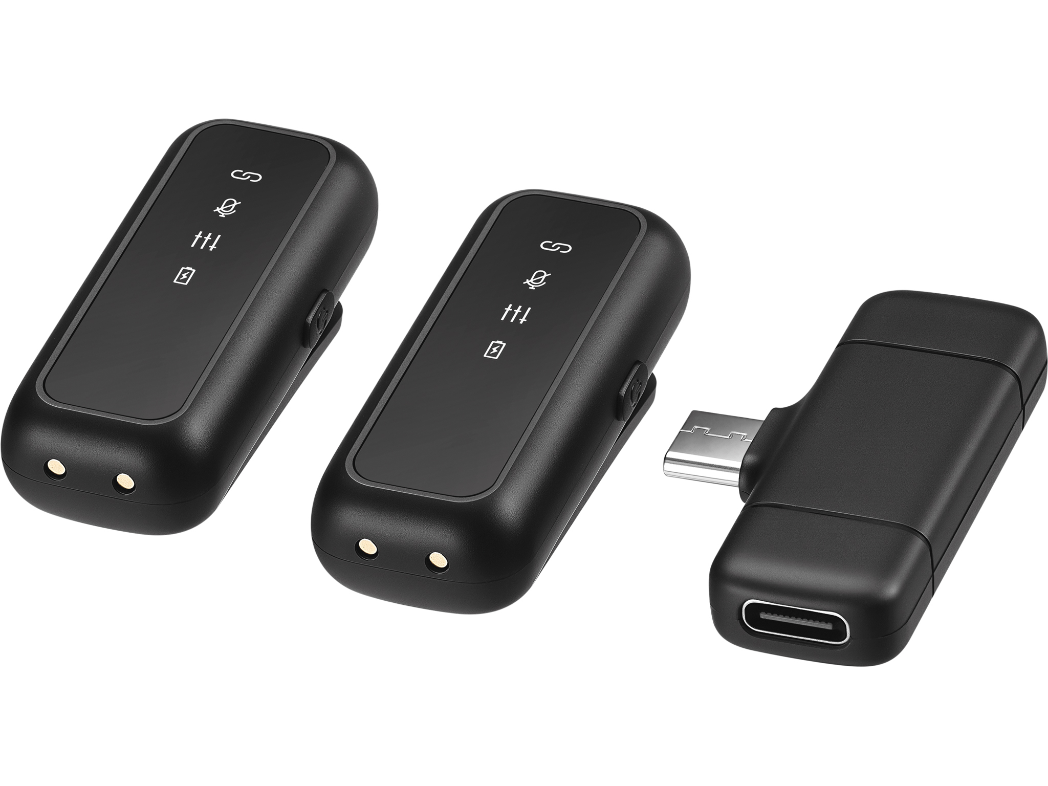 SANDBERG Streamer USB-C Wireless Mic x2 - Mikrofon - 20 KHz