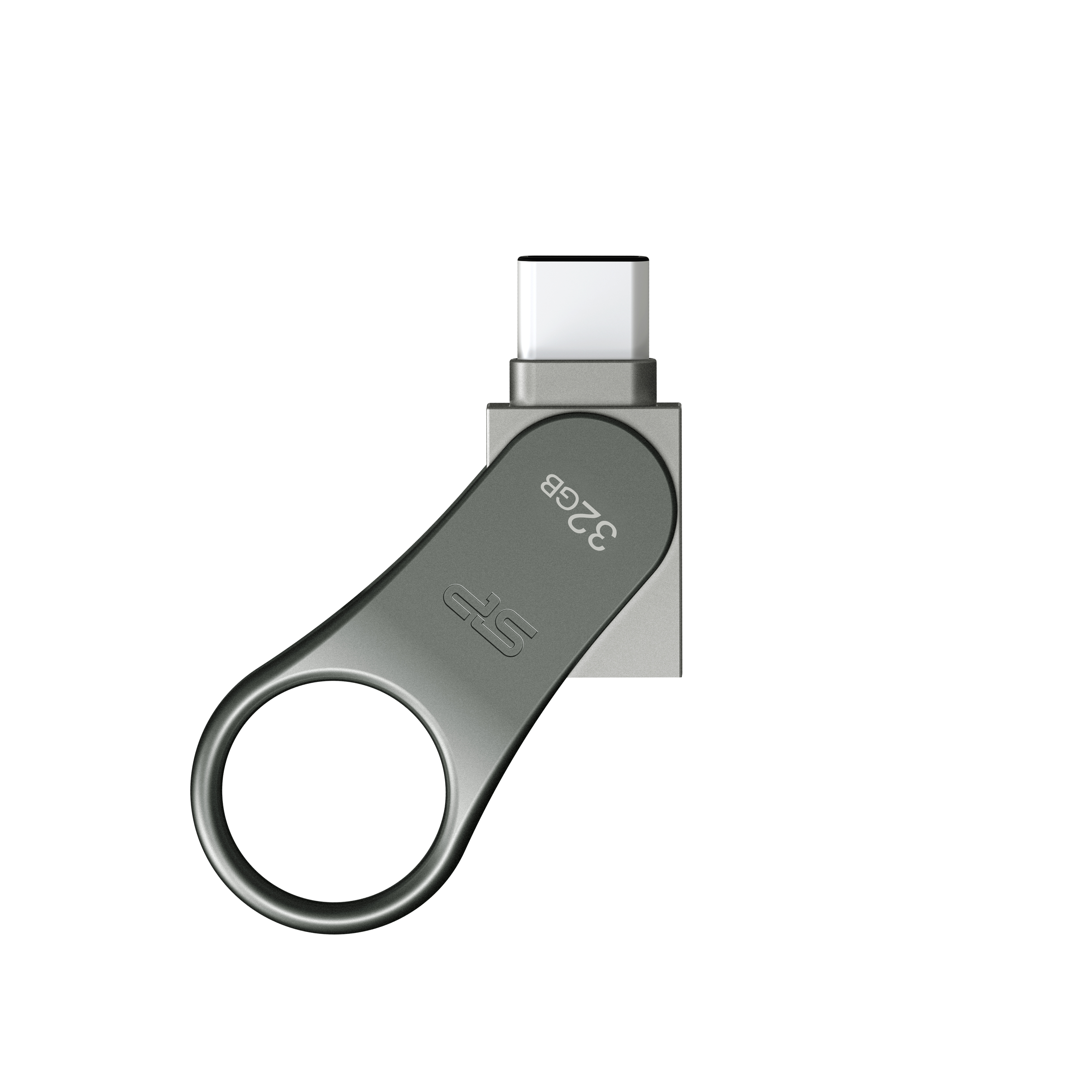 SILICON POWER Jewel J80 - Clé USB - 32 Go - USB 3.0 - titane