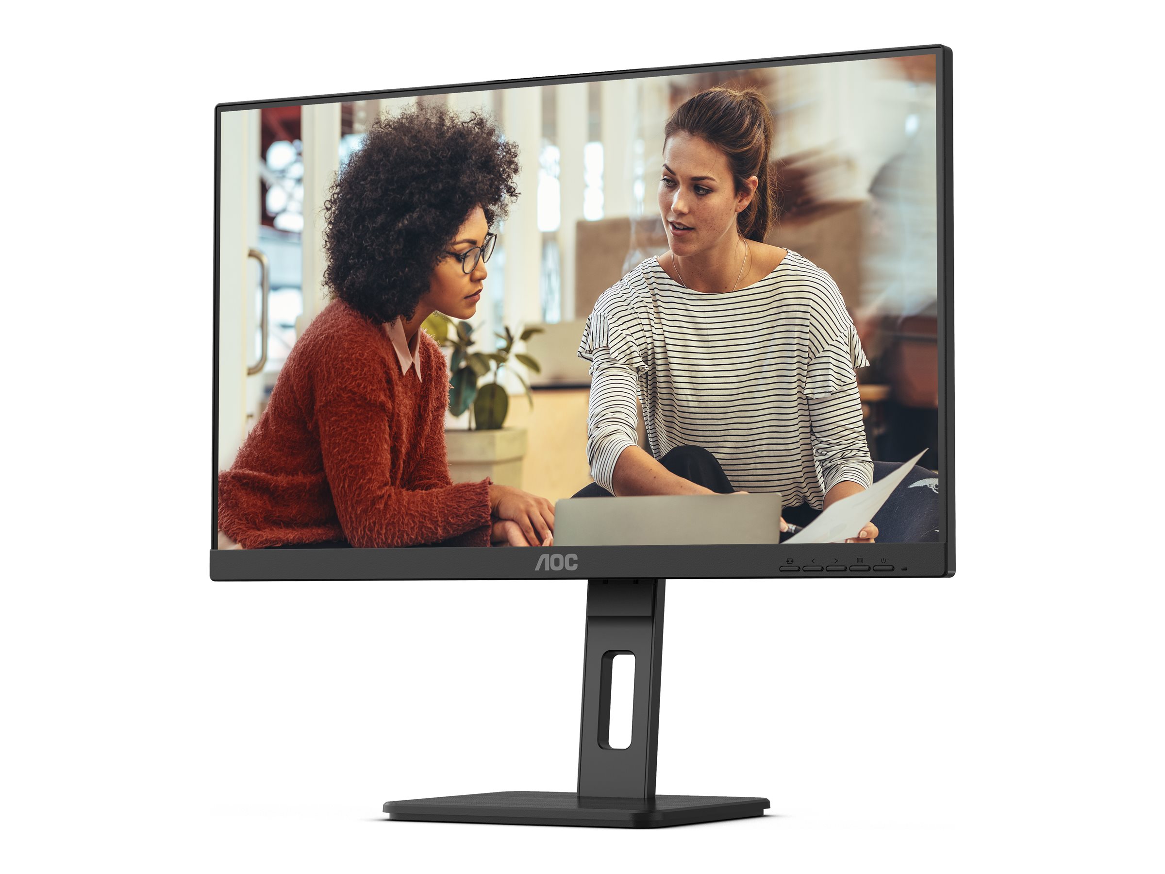 AOC E3 24E3QAF computer monitor 60.5 cm (23.8) 1920 x 1080 pixels Full HD LCD Black