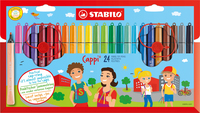 STABILO Cappi felt pen Medium Multicolour 24 pc(s)