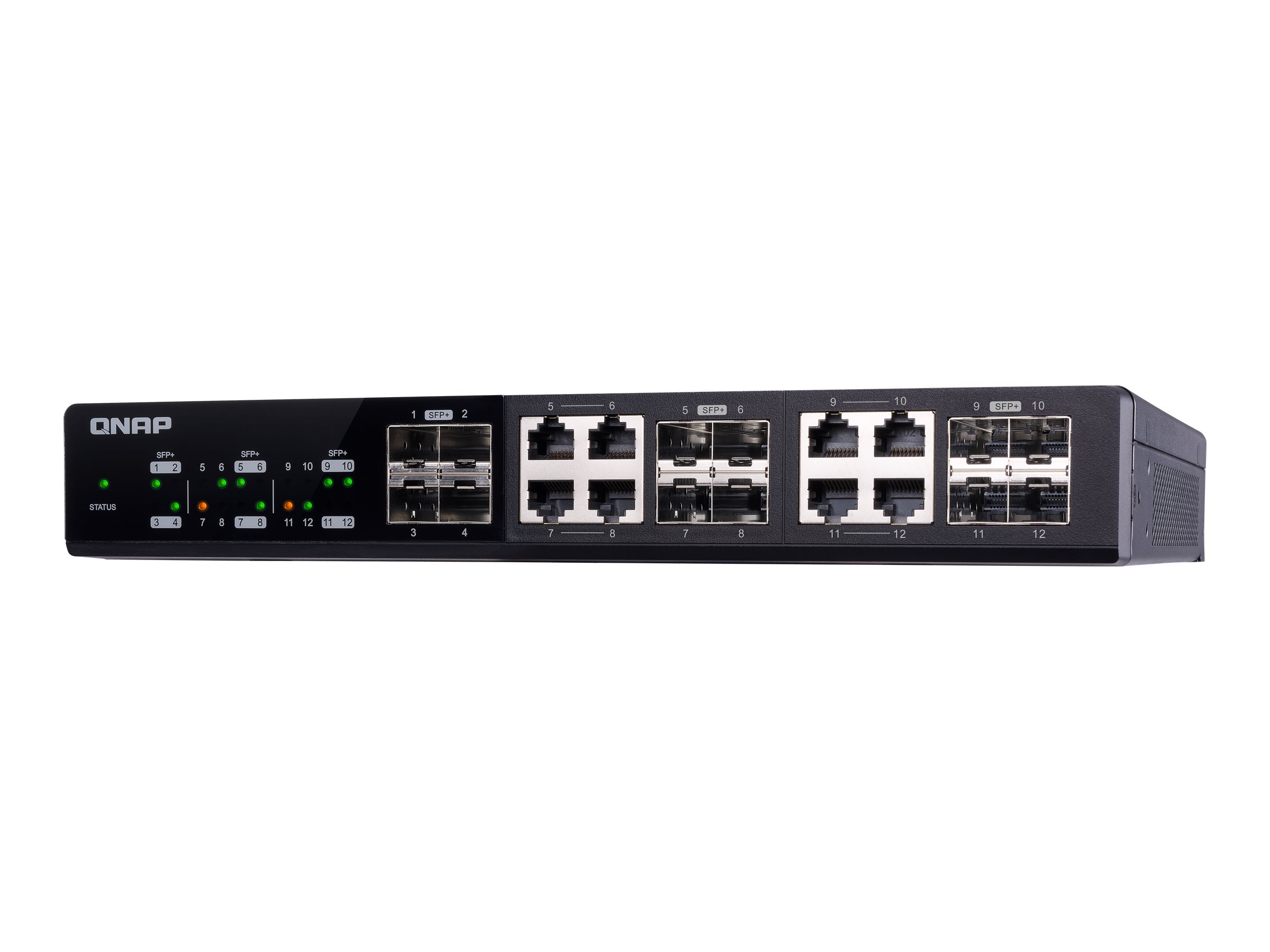 QNAP QSW-M1208-8C network switch Managed L2 None Black
