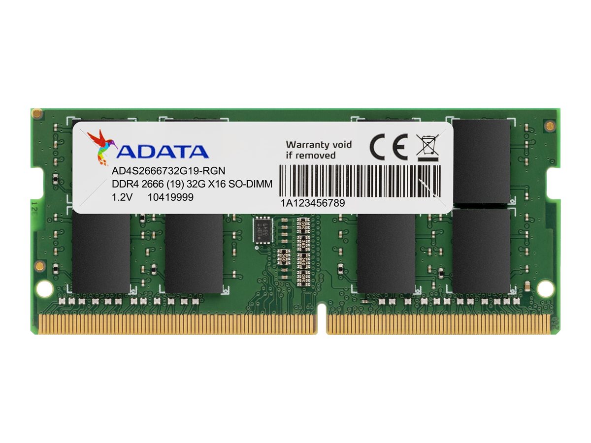 ADATA AD4S320016G22-SGN mdulo de memoria 16 GB 1 x 16 GB DDR4 3200 MHz