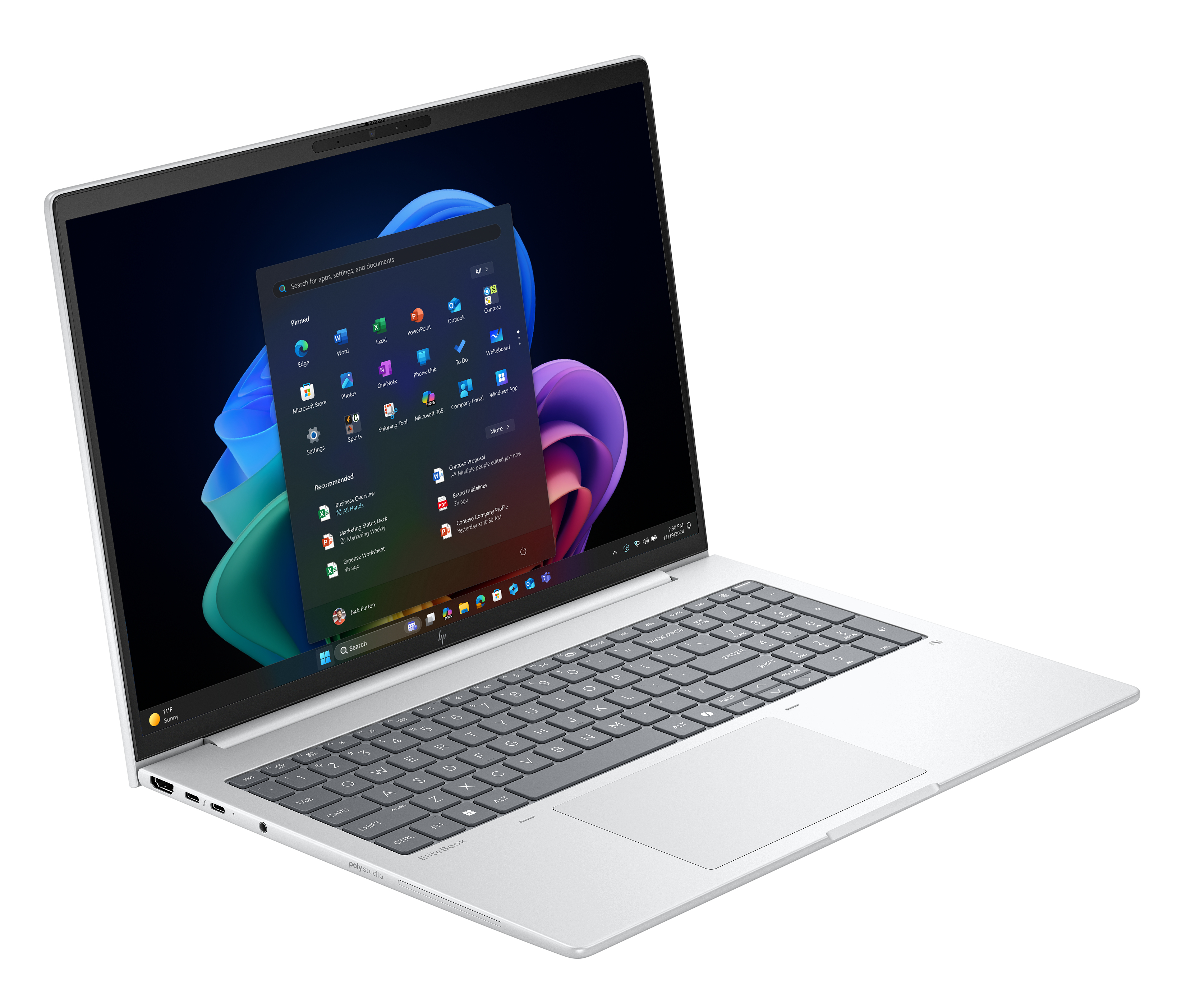 HP EliteBook 8 G1a 16 inch Notebook Next Gen AI PC Copilot+ PC Laptop 512 GB SSD Windows 11 Pro