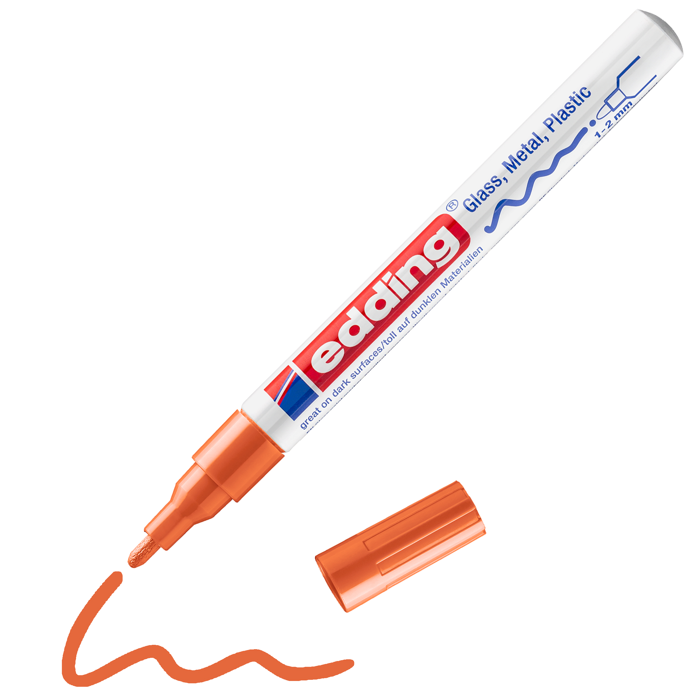 EDDING 751 paint - Marker - permanent - Orange