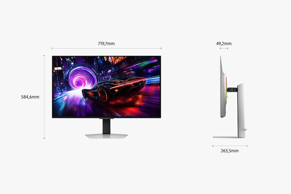 Samsung Monitor gaming 32 G81SF Odyssey OLED G8 4K 240Hz