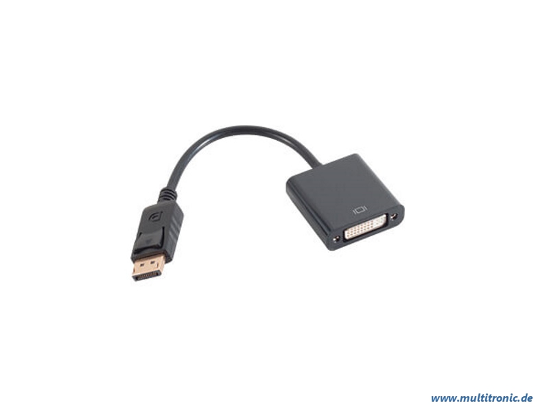 Brackton Adapter Display Port 1.2 -> DVI Buchse 0.15m - Adapter - Digital/Display/Video