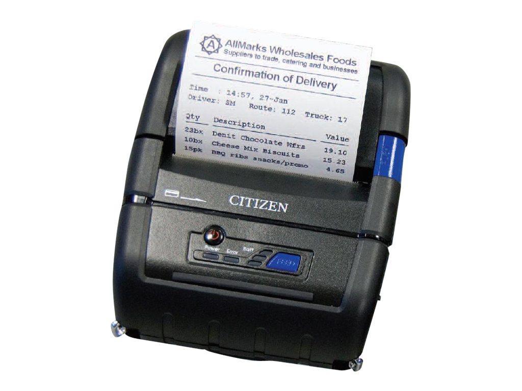 Citizen CMP30IIBUXCX  Citizen CMP-30II 203 x 203 DPI Wired & Wireless  Thermal Mobile printer