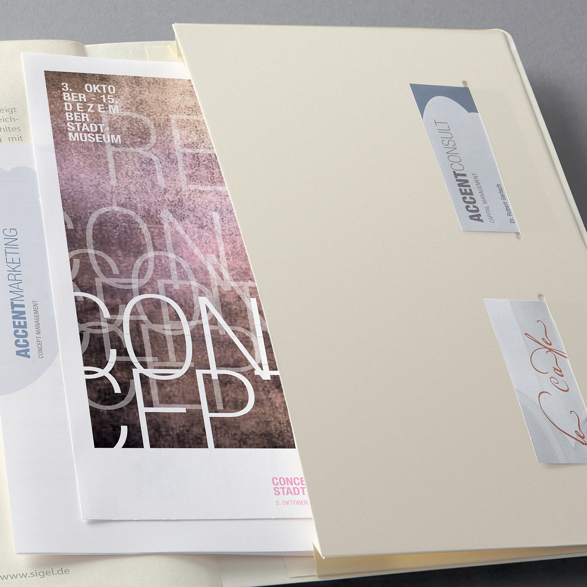Sigel CONCEPTUM - Grau - A4 - 194 Bl�tter - 80 g/m� - Kariertes Papier - Hardcover