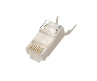 Extralink RJ45-Stecker CAT6A FTP RJ45 8P8C - RJ-45 - Transparent - Mnnlich/Weiblich - Gerade - Cat6a - F/UTP (FTP)