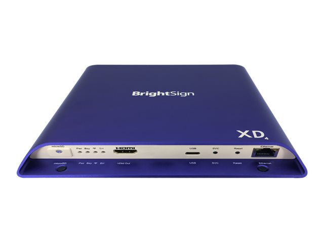 BrightSign XD1034 Expanded I/O Player Azul 4K Ultra HD Wifi