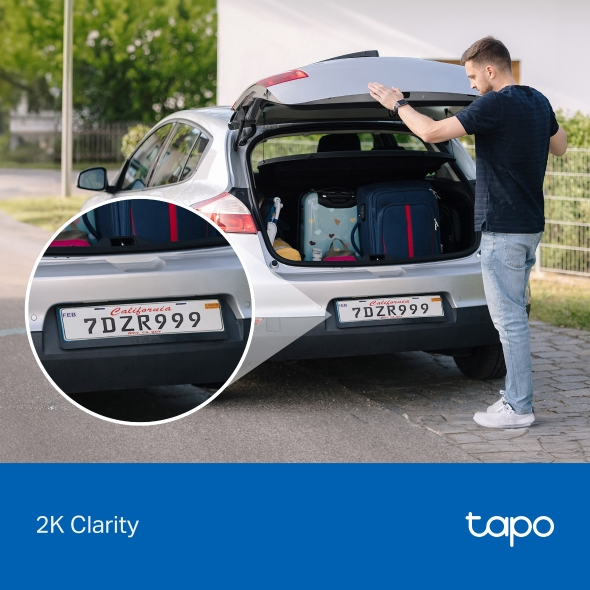 TP-LINK Tapo C411 KIT V2 - Netzwerk-�berwachungskamera - Au�enbereich - staub-/wasserdicht - Farbe (Tag&Nacht)