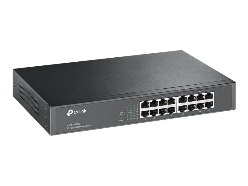 TP-Link TL-SF1016DS commutateur rseau Non-gr Fast Ethernet (10/100) 1U