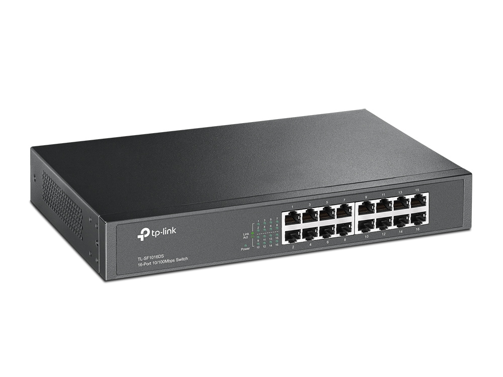 TP-Link TL-SF1016DS commutateur rseau Non-gr Fast Ethernet (10/100) 1U