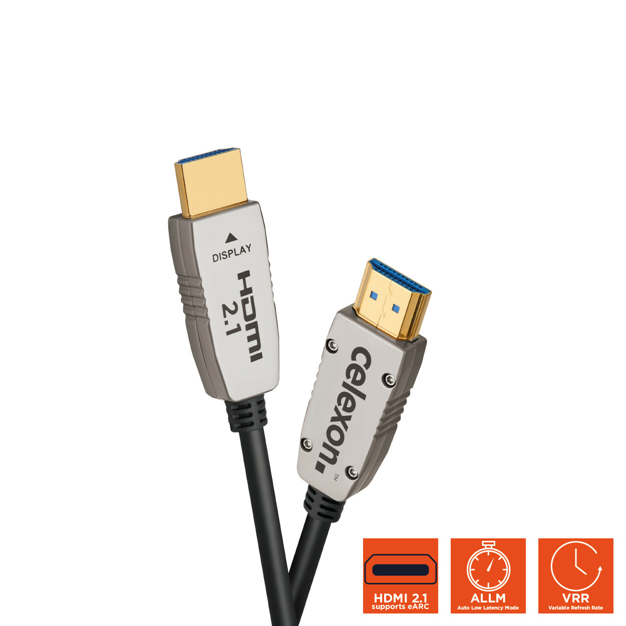 celexon UHD Optical Fibre HDMI 8K 48Gbps Active Kabel schwarz - Kabel - Digital/Display/Video