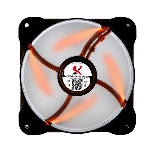 X2 LEDTRAX Boitier PC Ventilateur 12 cm Noir