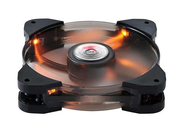 X2 LEDTRAX Boitier PC Ventilateur 12 cm Noir