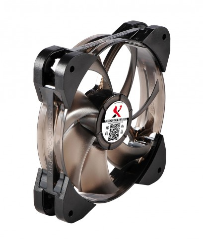 X2 LEDTRAX Boitier PC Ventilateur 12 cm Noir