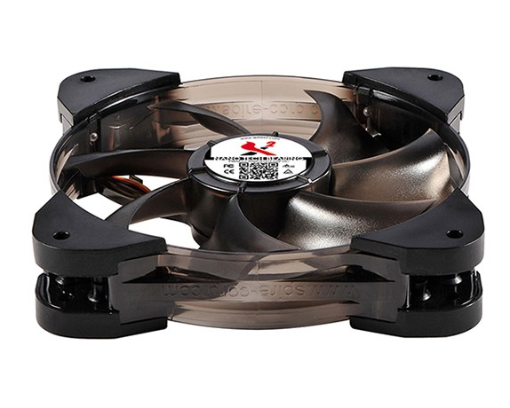 X2 LEDTRAX Boitier PC Ventilateur 12 cm Noir